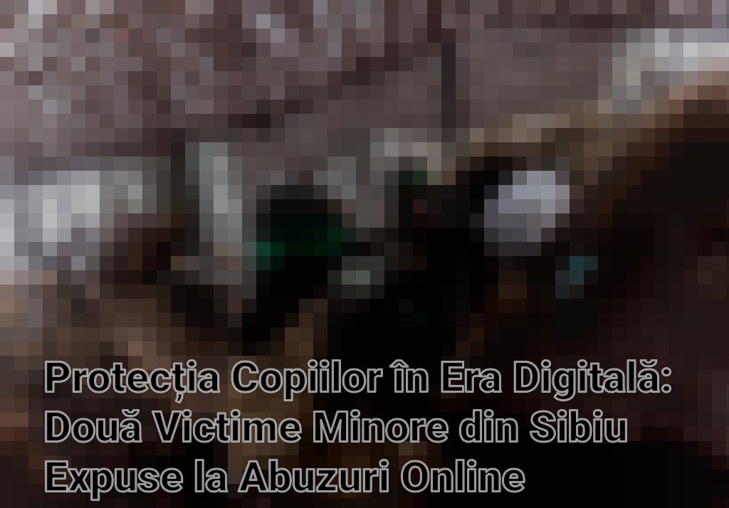 Protecția Copiilor în Era Digitală: Două Victime Minore din Sibiu Expuse la Abuzuri Online Imagini
