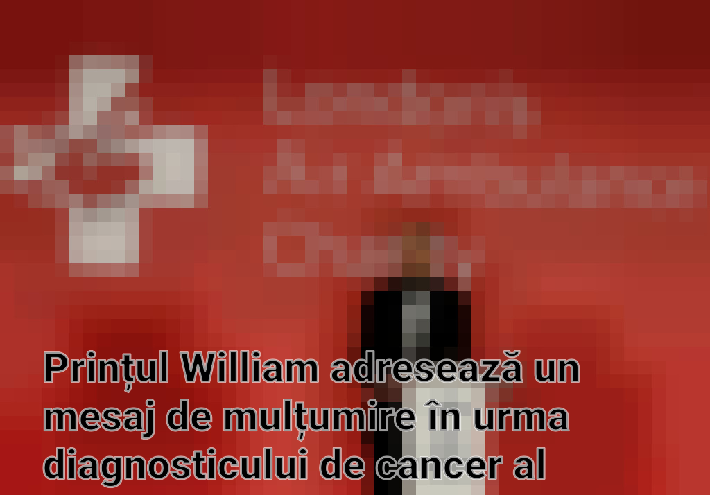 Prințul William adresează un mesaj de mulțumire în urma diagnosticului de cancer al Regelui Charles Imagini