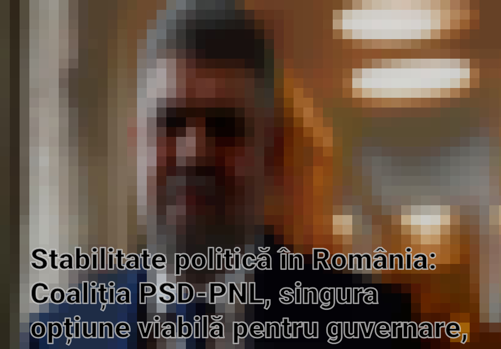 Stabilitate politică în România: Coaliția PSD-PNL, singura opțiune viabilă pentru guvernare, susține Marcel Ciolacu