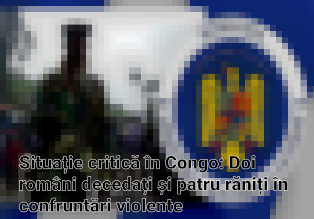 Situație critică în Congo: Doi români decedați și patru răniți în confruntări violente