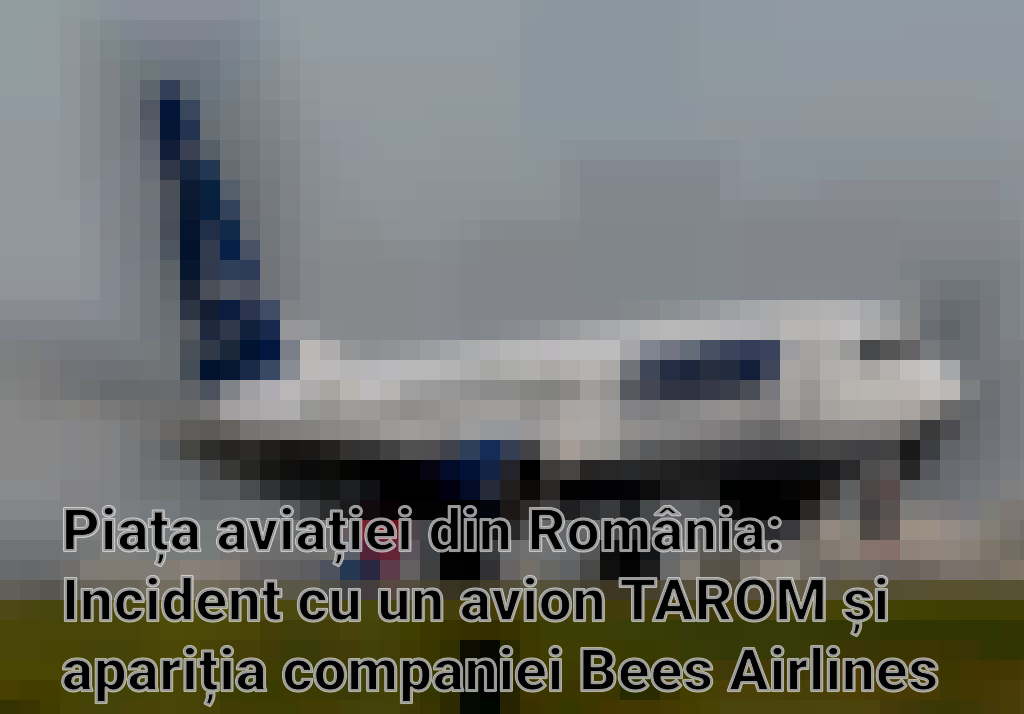 Piața aviației din România: Incident cu un avion TAROM și apariția companiei Bees Airlines