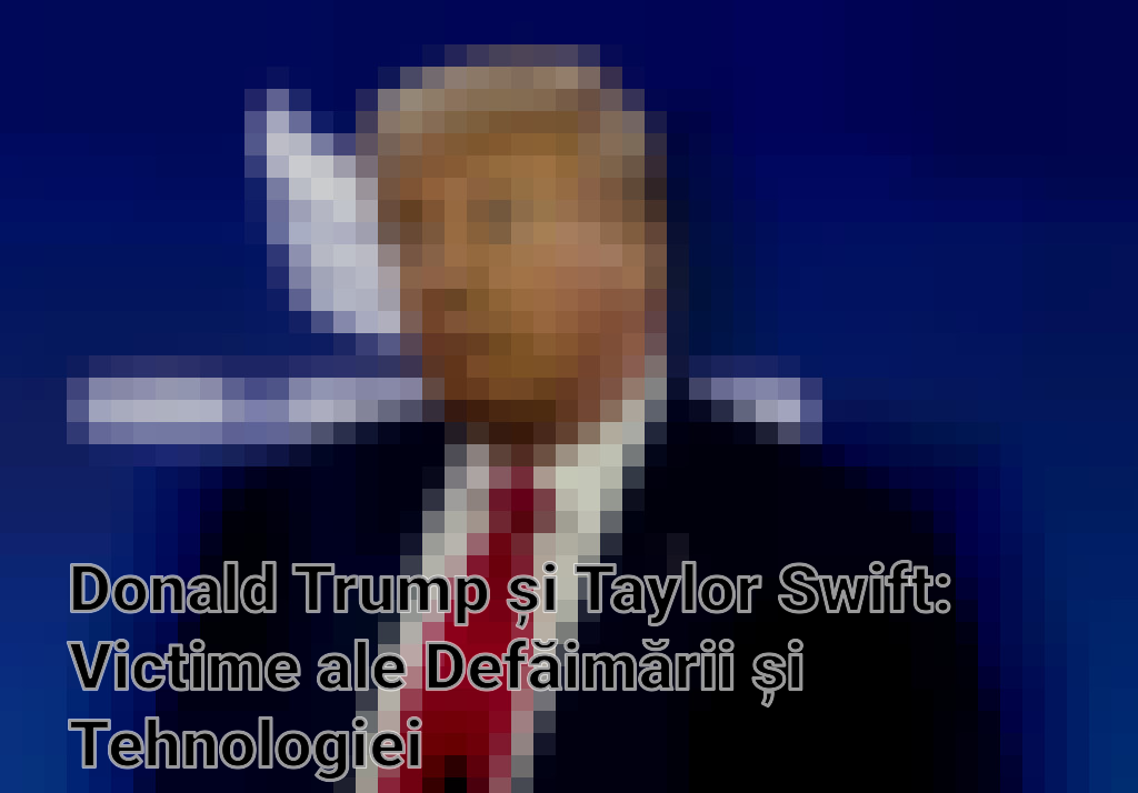Donald Trump și Taylor Swift: Victime ale Defăimării și Tehnologiei Imagini