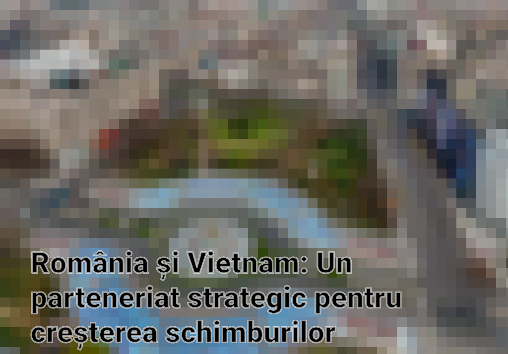 România și Vietnam: Un parteneriat strategic pentru creșterea schimburilor comerciale Imagini