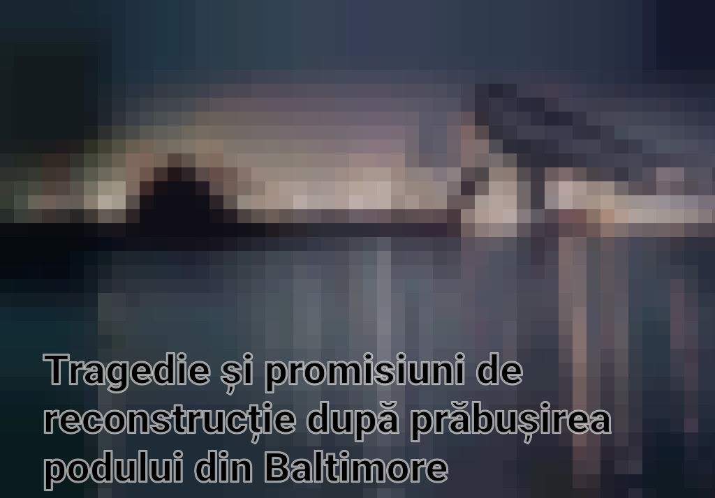 Tragedie și promisiuni de reconstrucție după prăbușirea podului din Baltimore Imagini