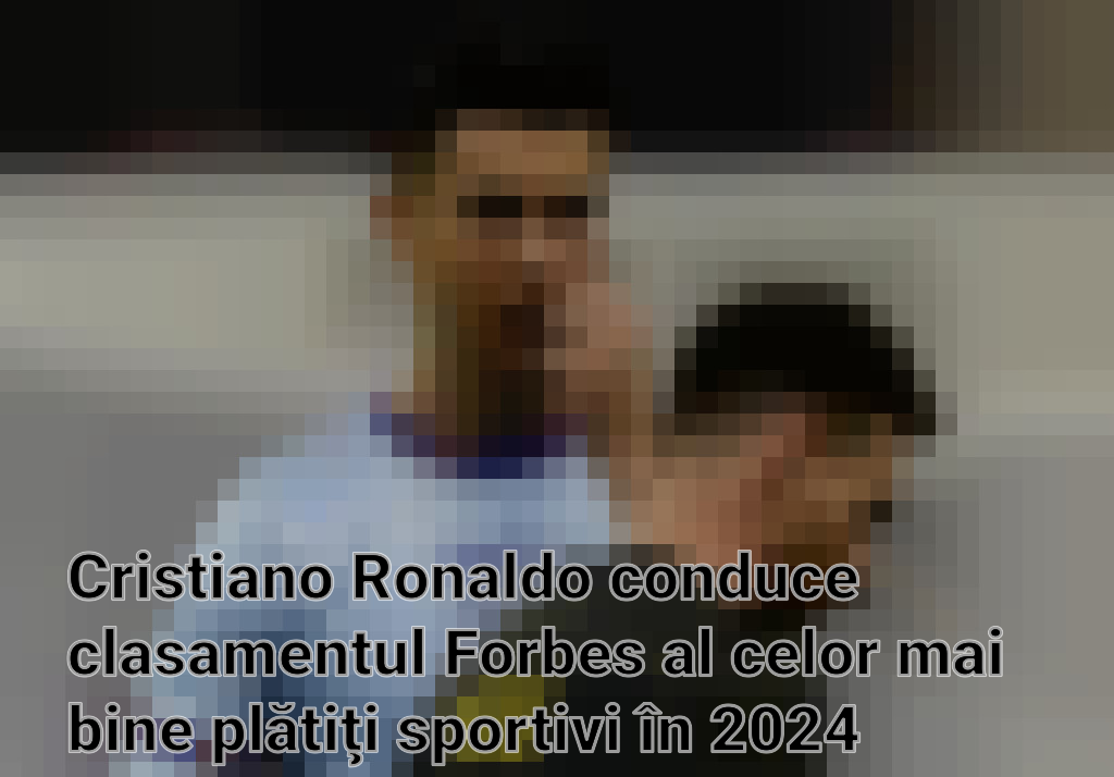 Cristiano Ronaldo conduce clasamentul Forbes al celor mai bine plătiţi sportivi în 2024 Imagini