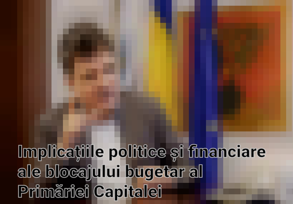 Implicațiile politice și financiare ale blocajului bugetar al Primăriei Capitalei Imagini