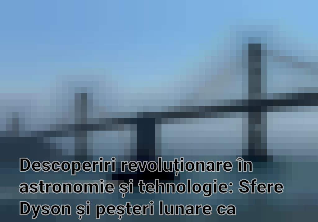 Descoperiri revoluționare în astronomie și tehnologie: Sfere Dyson și peșteri lunare ca viitorul habitat uman