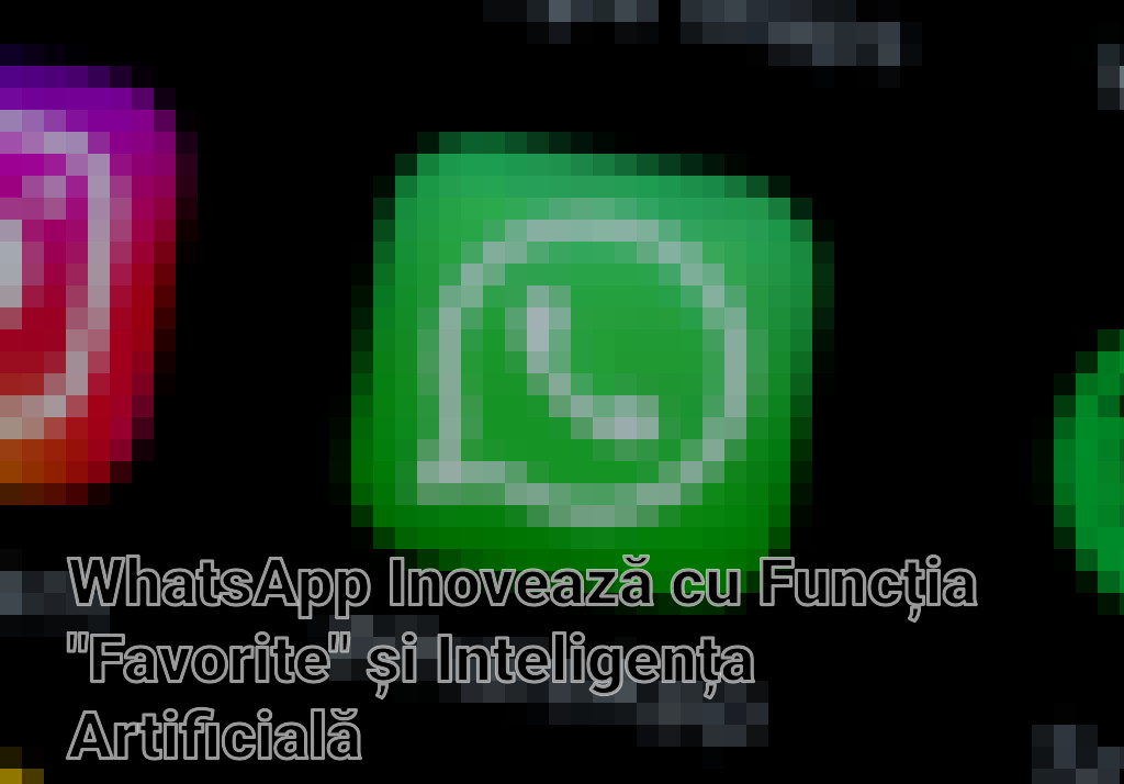 WhatsApp Inovează cu Funcția "Favorite" și Inteligența Artificială Imagini