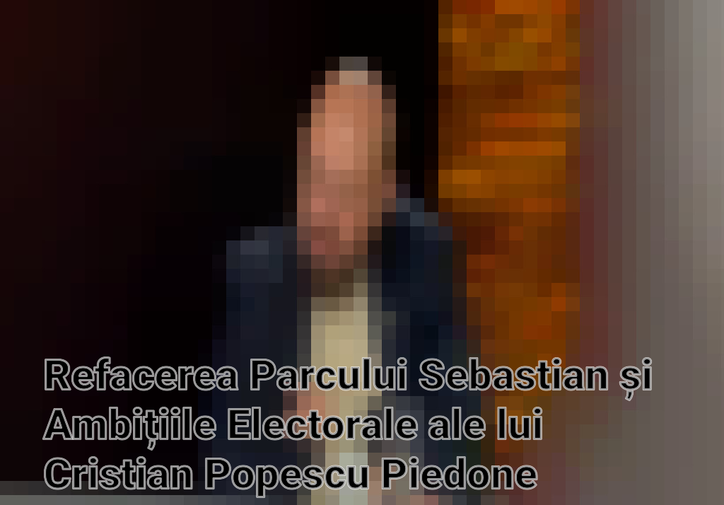 Refacerea Parcului Sebastian și Ambițiile Electorale ale lui Cristian Popescu Piedone Imagini