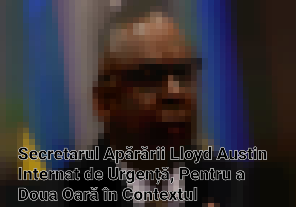 Secretarul Apărării Lloyd Austin Internat de Urgență, Pentru a Doua Oară în Contextul Tensiunilor Globale Imagini