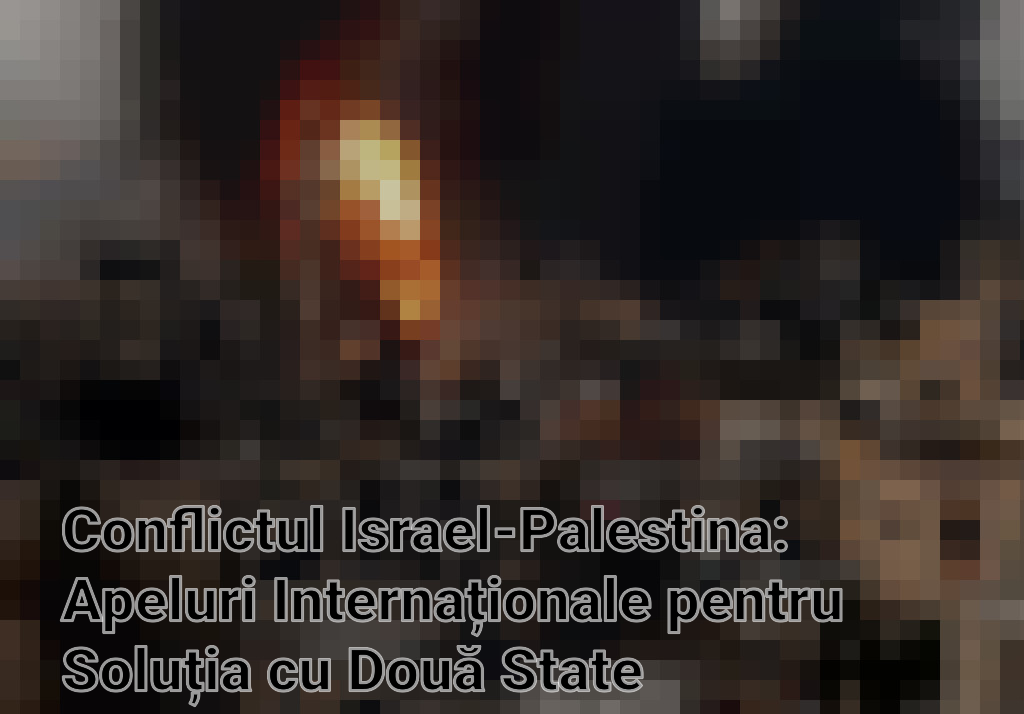 Conflictul Israel-Palestina: Apeluri Internaționale pentru Soluția cu Două State Imagini