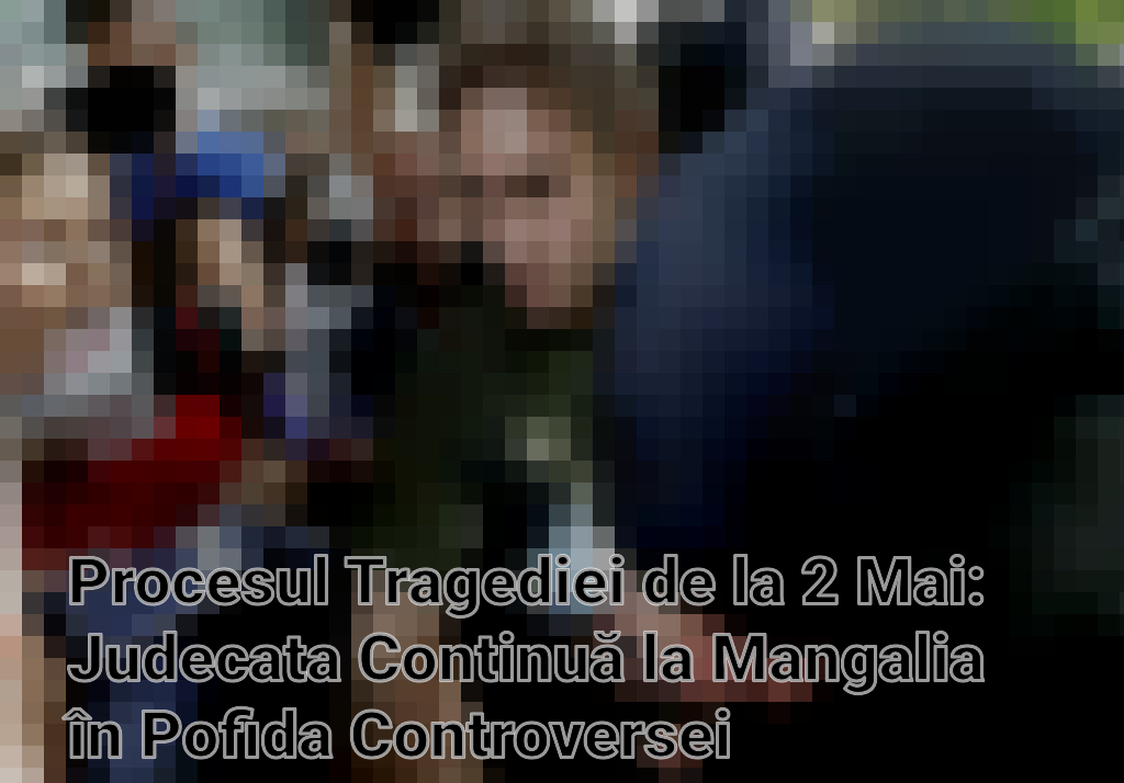 Procesul Tragediei de la 2 Mai: Judecata Continuă la Mangalia în Pofida Controversei Imagini