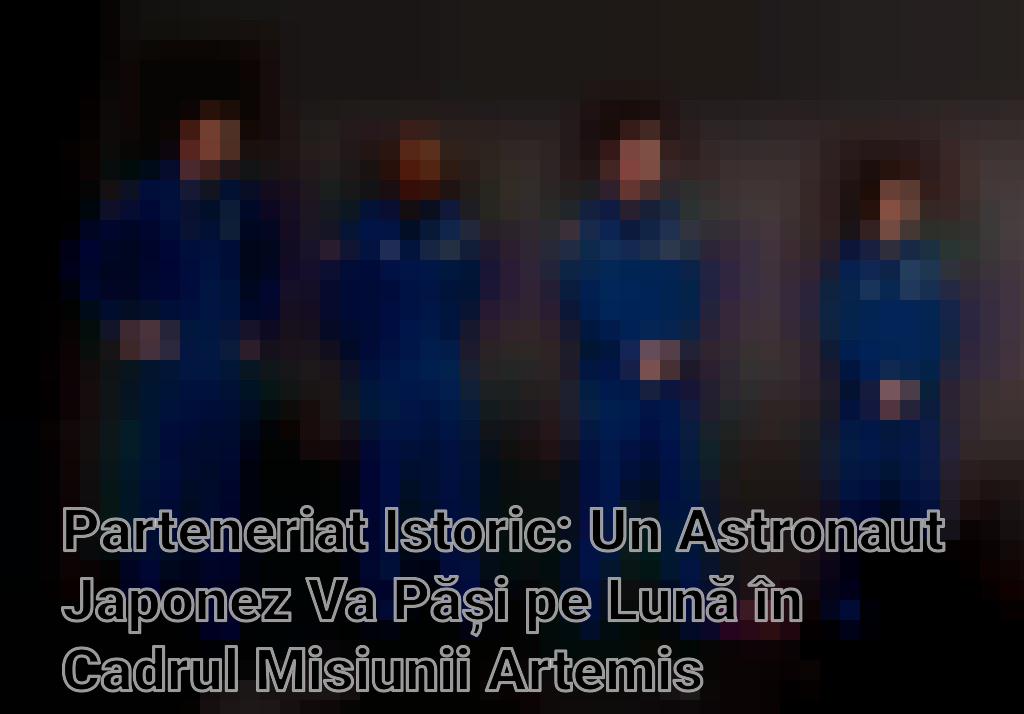 Parteneriat Istoric: Un Astronaut Japonez Va Păși pe Lună în Cadrul Misiunii Artemis Imagini