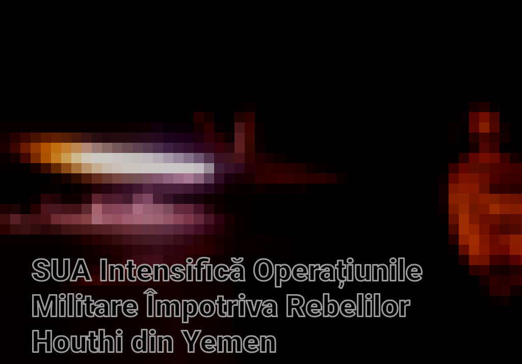 SUA Intensifică Operațiunile Militare Împotriva Rebelilor Houthi din Yemen Imagini