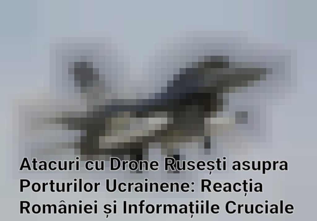 Atacuri cu Drone Rusești asupra Porturilor Ucrainene: Reacția României și Informațiile Cruciale pentru Siguranța Cetățenilor Imagini