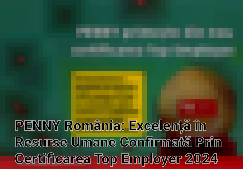 PENNY România: Excelență în Resurse Umane Confirmată Prin Certificarea Top Employer 2024