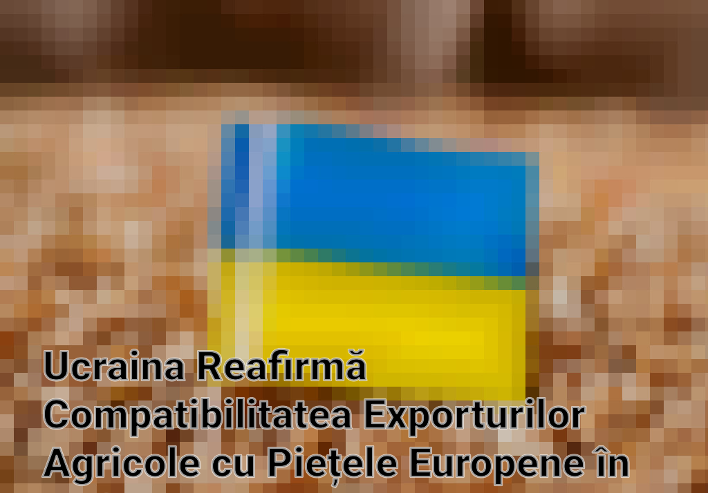 Ucraina Reafirmă Compatibilitatea Exporturilor Agricole cu Piețele Europene în Pofida Tensiunilor Imagini