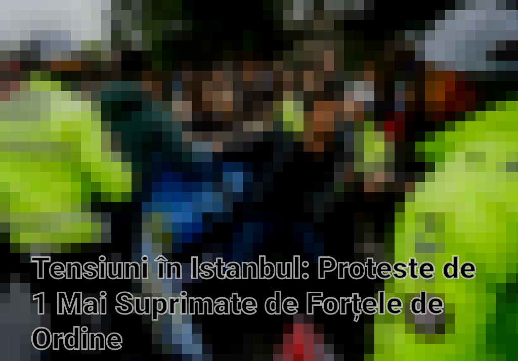 Tensiuni în Istanbul: Proteste de 1 Mai Suprimate de Forțele de Ordine Imagini