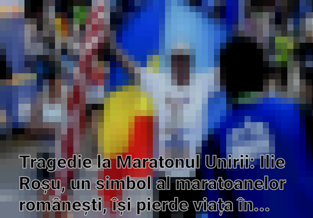 Tragedie la Maratonul Unirii: Ilie Roșu, un simbol al maratoanelor românești, își pierde viața în cursă Imagini