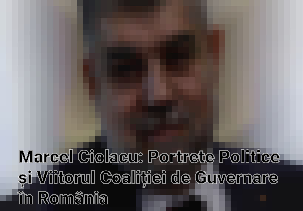Marcel Ciolacu: Portrete Politice și Viitorul Coaliției de Guvernare în România Imagini