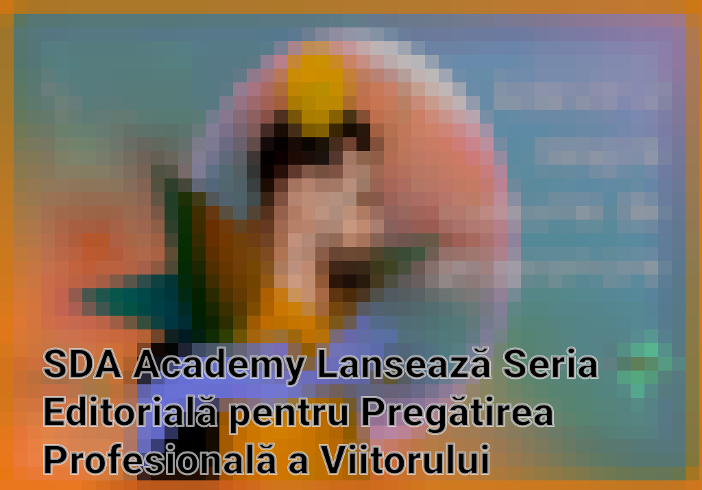 SDA Academy Lansează Seria Editorială pentru Pregătirea Profesională a Viitorului