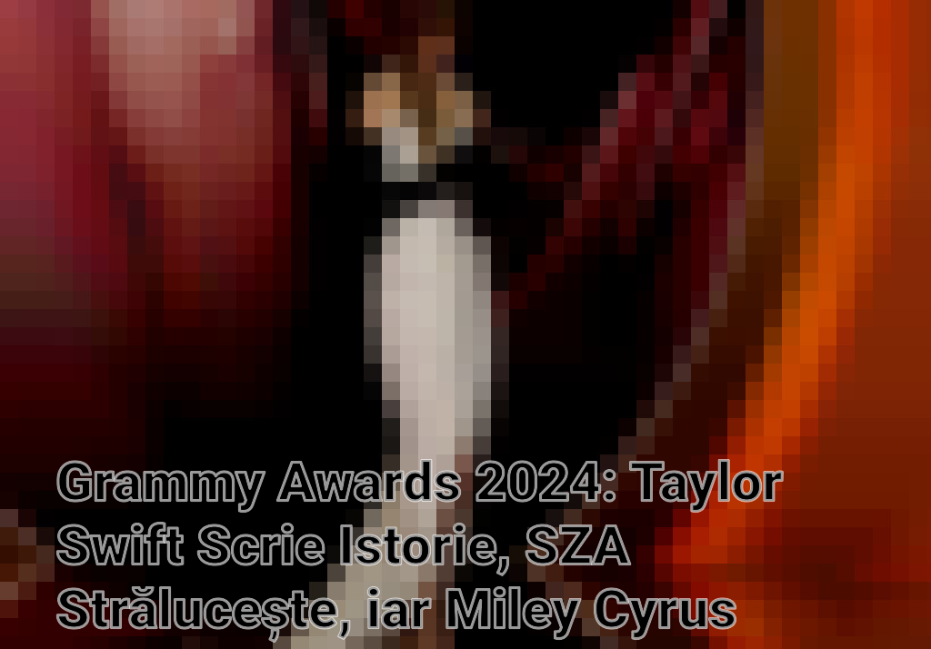 Grammy Awards 2024: Taylor Swift Scrie Istorie, SZA Strălucește, iar Miley Cyrus Câștigă Primul Grammy Imagini