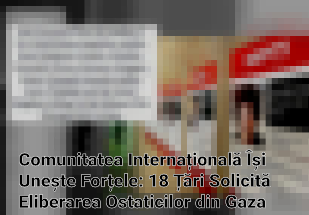Comunitatea Internațională Își Unește Forțele: 18 Țări Solicită Eliberarea Ostaticilor din Gaza Imagini