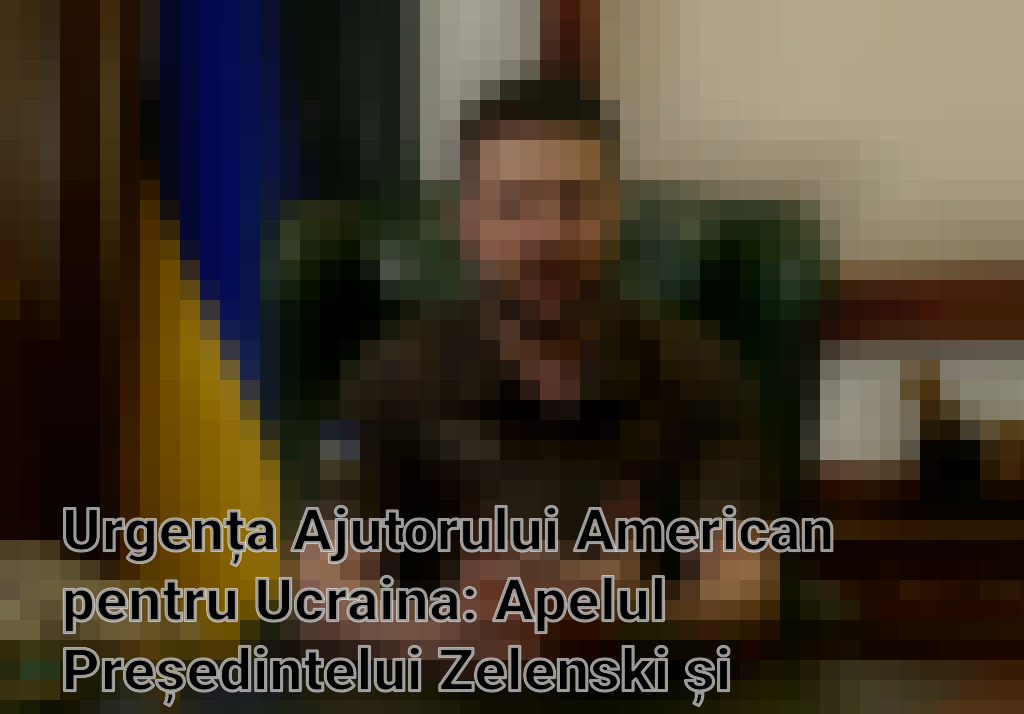 Urgența Ajutorului American pentru Ucraina: Apelul Președintelui Zelenski și Riscurile Globale