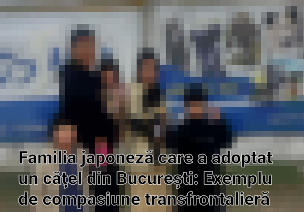 Familia japoneză care a adoptat un căţel din Bucureşti: Exemplu de compasiune transfrontalieră Imagini