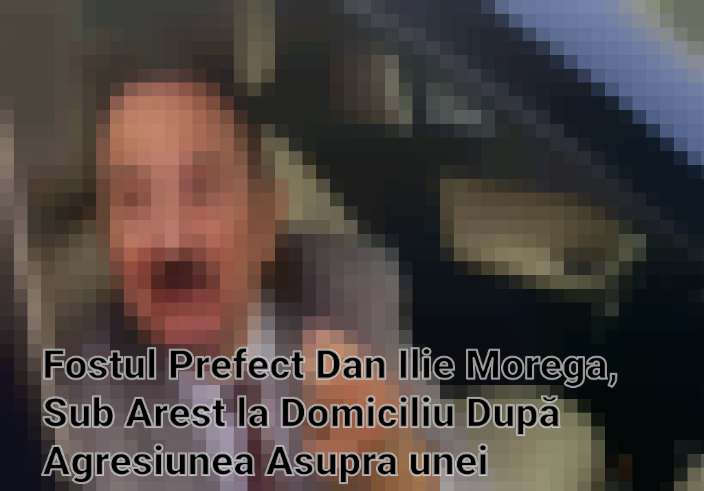 Fostul Prefect Dan Ilie Morega, Sub Arest la Domiciliu După Agresiunea Asupra unei Jurnaliste și Conducere Fără Permis