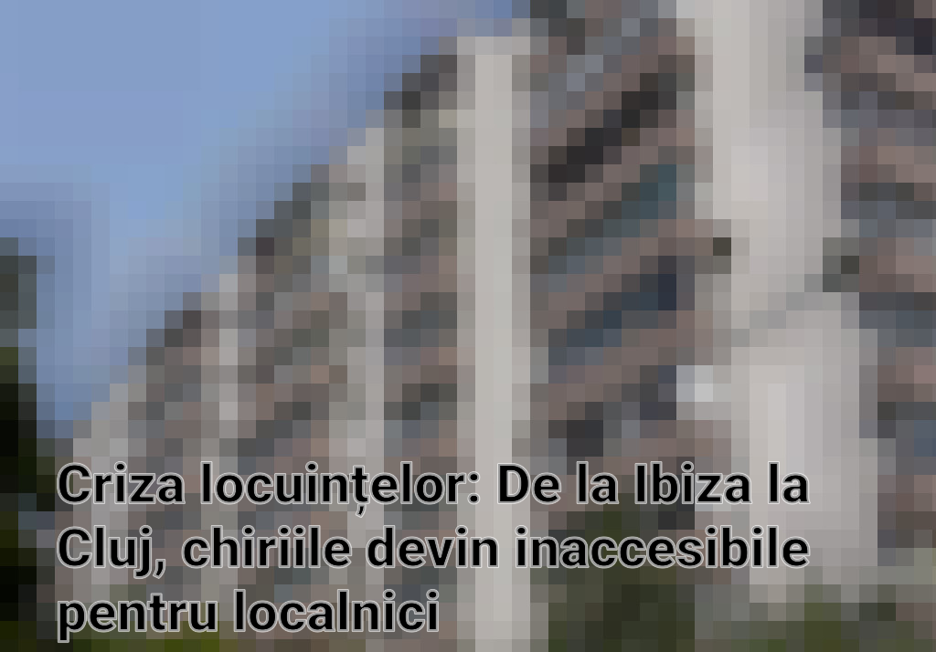 Criza locuințelor: De la Ibiza la Cluj, chiriile devin inaccesibile pentru localnici Imagini