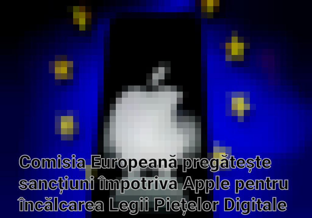 Comisia Europeană pregătește sancțiuni împotriva Apple pentru încălcarea Legii Piețelor Digitale Imagini