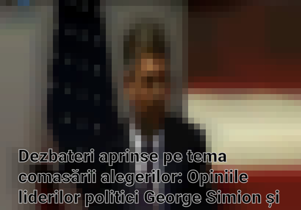 Dezbateri aprinse pe tema comasării alegerilor: Opiniile liderilor politici George Simion și Marcel Ciolacu Imagini