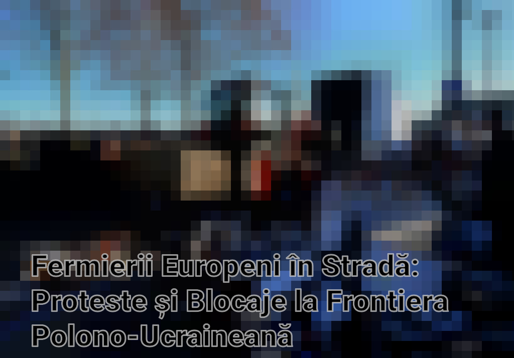 Fermierii Europeni în Stradă: Proteste și Blocaje la Frontiera Polono-Ucraineană