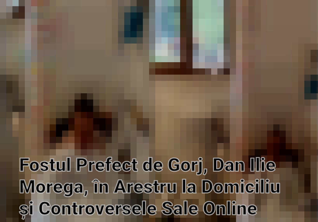 Fostul Prefect de Gorj, Dan Ilie Morega, în Arestru la Domiciliu și Controversele Sale Online Imagini