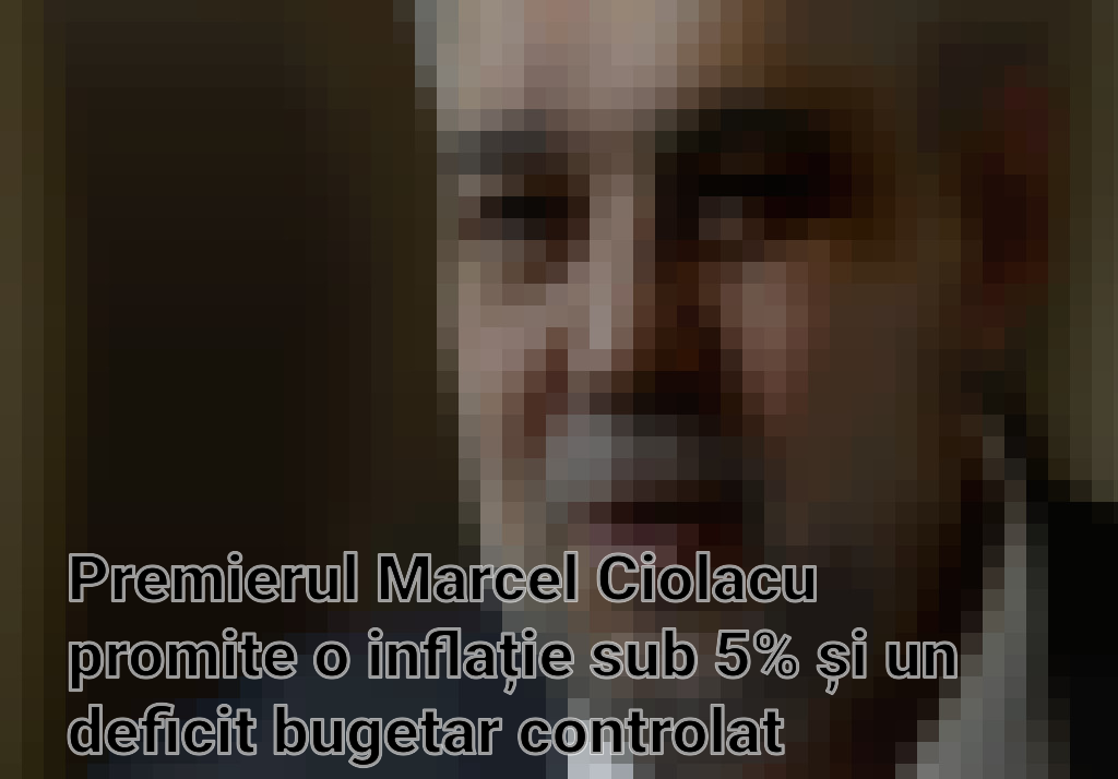 Premierul Marcel Ciolacu promite o inflație sub 5% și un deficit bugetar controlat Imagini