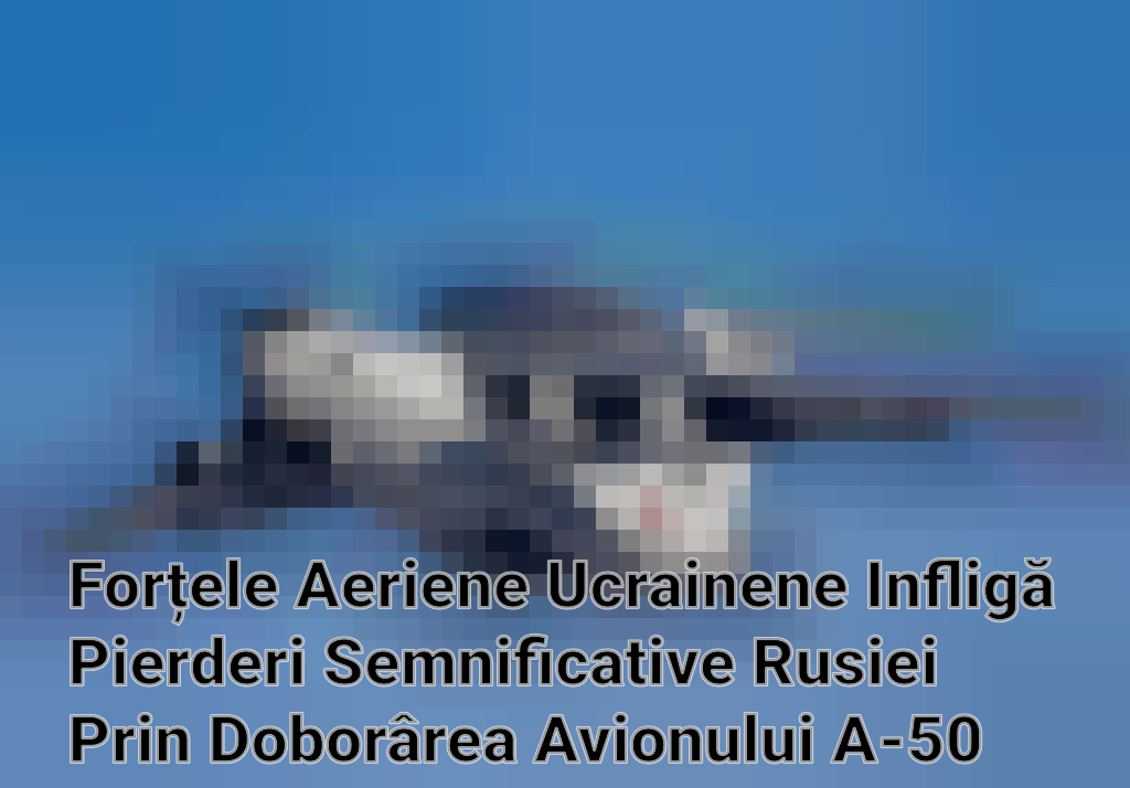 Forțele Aeriene Ucrainene Infligă Pierderi Semnificative Rusiei Prin Doborârea Avionului A-50 Imagini