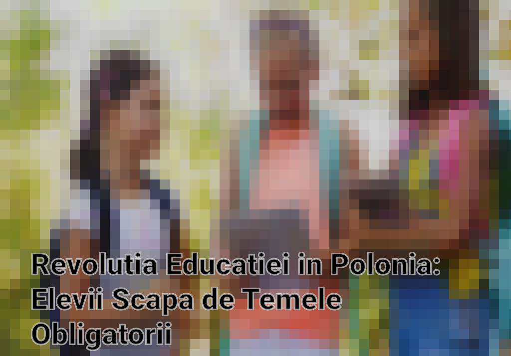 Revolutia Educatiei in Polonia: Elevii Scapa de Temele Obligatorii Imagini