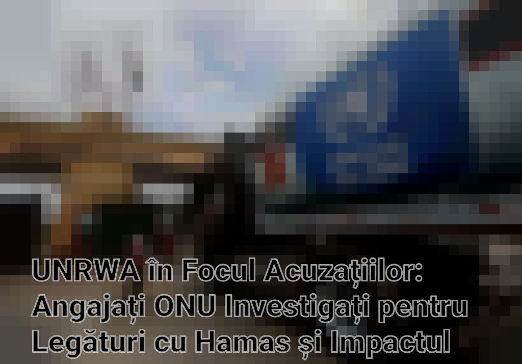 UNRWA în Focul Acuzațiilor: Angajați ONU Investigați pentru Legături cu Hamas și Impactul asupra Ajutorului Internațional Imagini