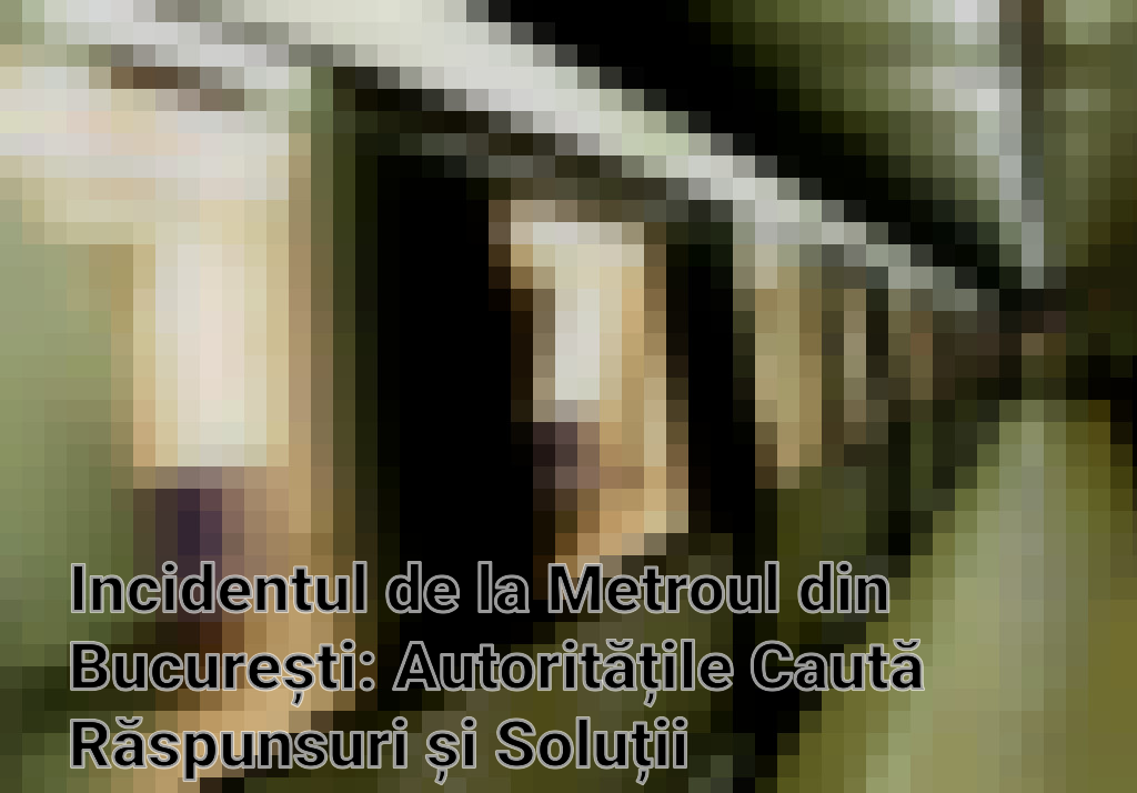 Incidentul de la Metroul din București: Autoritățile Caută Răspunsuri și Soluții
