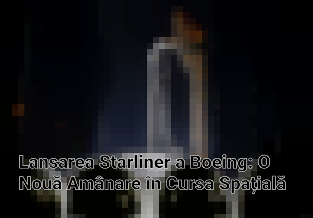 Lansarea Starliner a Boeing: O Nouă Amânare în Cursa Spațială Imagini
