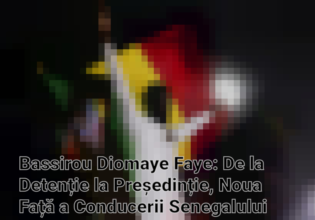 Bassirou Diomaye Faye: De la Detenție la Președinție, Noua Față a Conducerii Senegalului Imagini