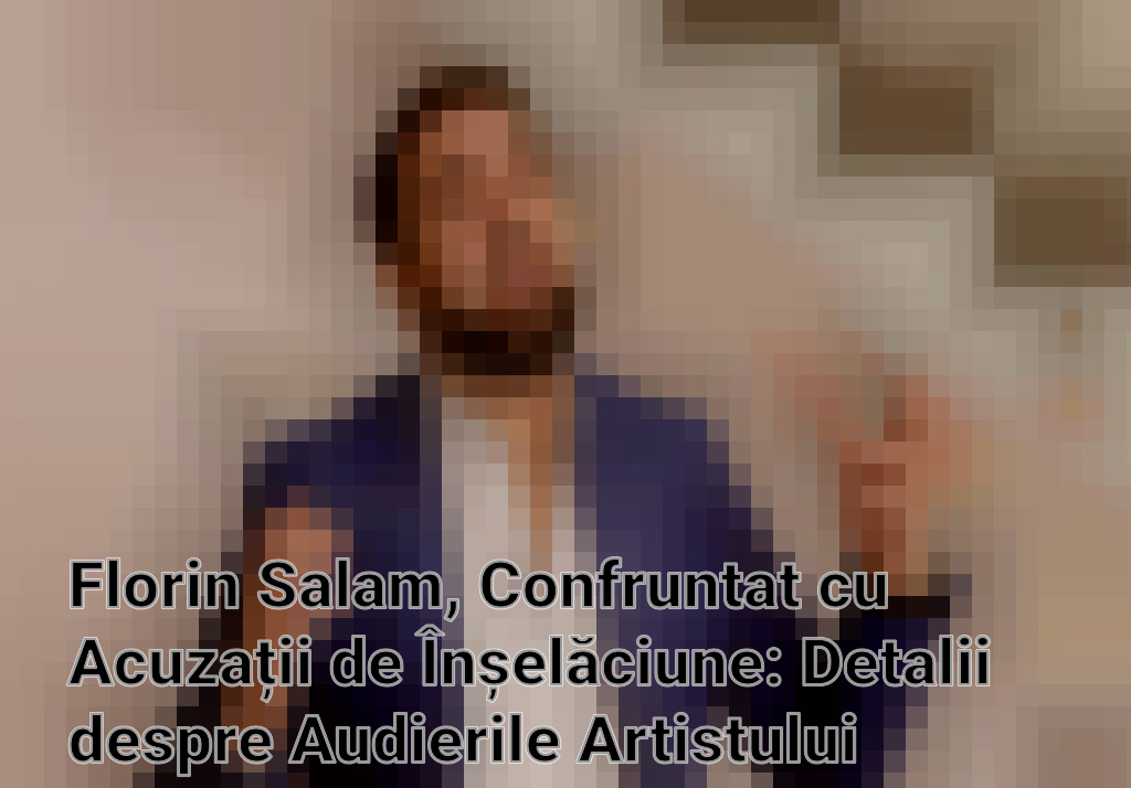 Florin Salam, Confruntat cu Acuzații de Înșelăciune: Detalii despre Audierile Artistului Imagini