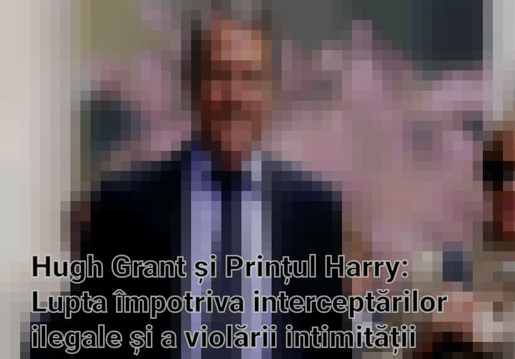 Hugh Grant și Prințul Harry: Lupta împotriva interceptărilor ilegale și a violării intimității Imagini