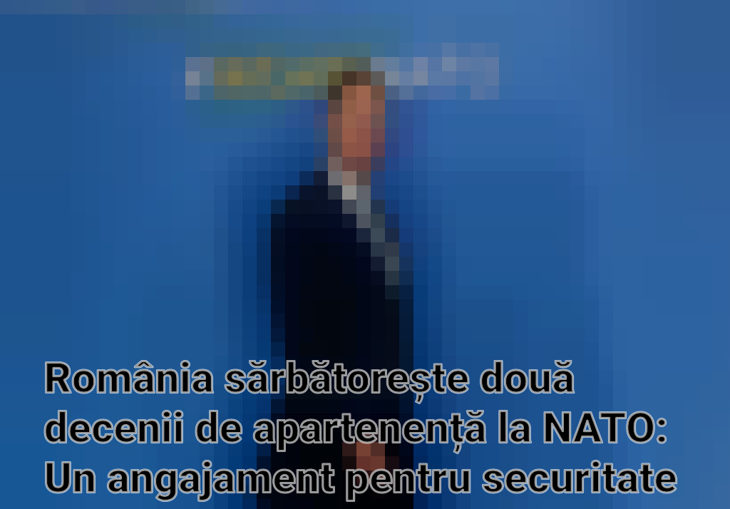 România sărbătorește două decenii de apartenență la NATO: Un angajament pentru securitate și stabilitate Imagini