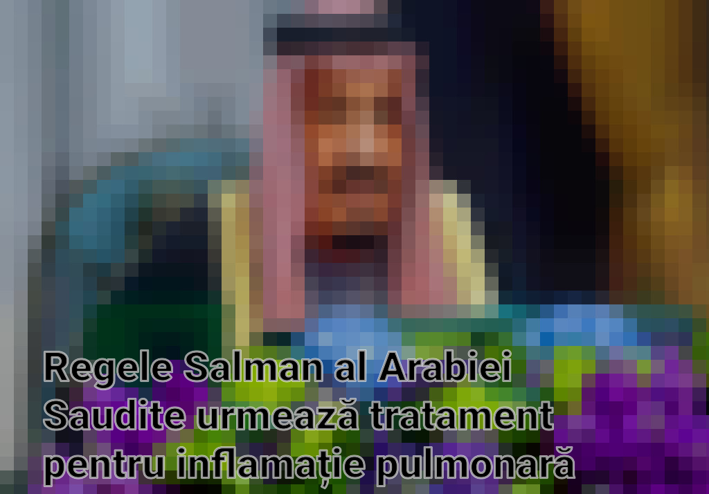 Regele Salman al Arabiei Saudite urmează tratament pentru inflamație pulmonară
