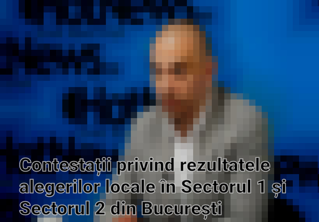 Contestații privind rezultatele alegerilor locale în Sectorul 1 și Sectorul 2 din București