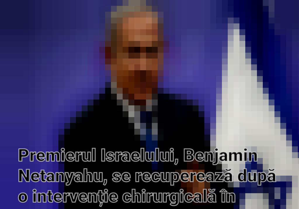 Premierul Israelului, Benjamin Netanyahu, se recuperează după o intervenție chirurgicală în contextul tensiunilor naționale Imagini