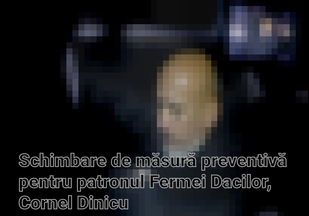 Schimbare de măsură preventivă pentru patronul Fermei Dacilor, Cornel Dinicu Imagini