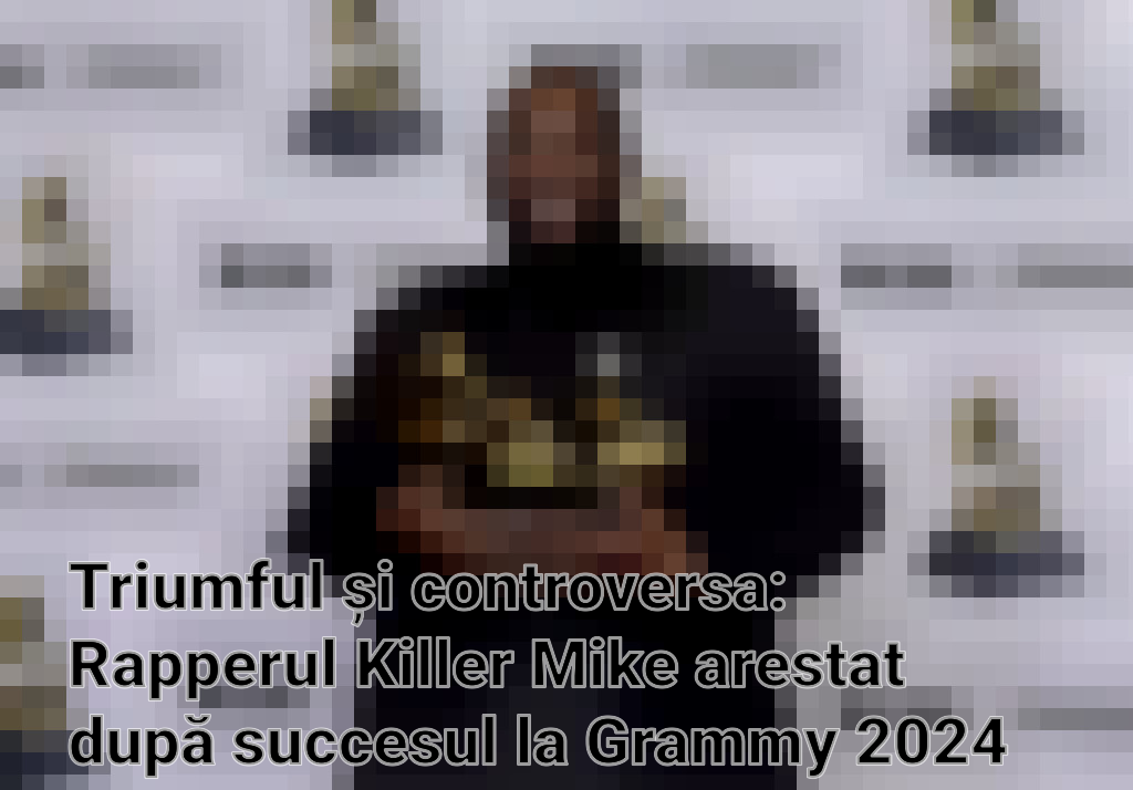Triumful și controversa: Rapperul Killer Mike arestat după succesul la Grammy 2024
